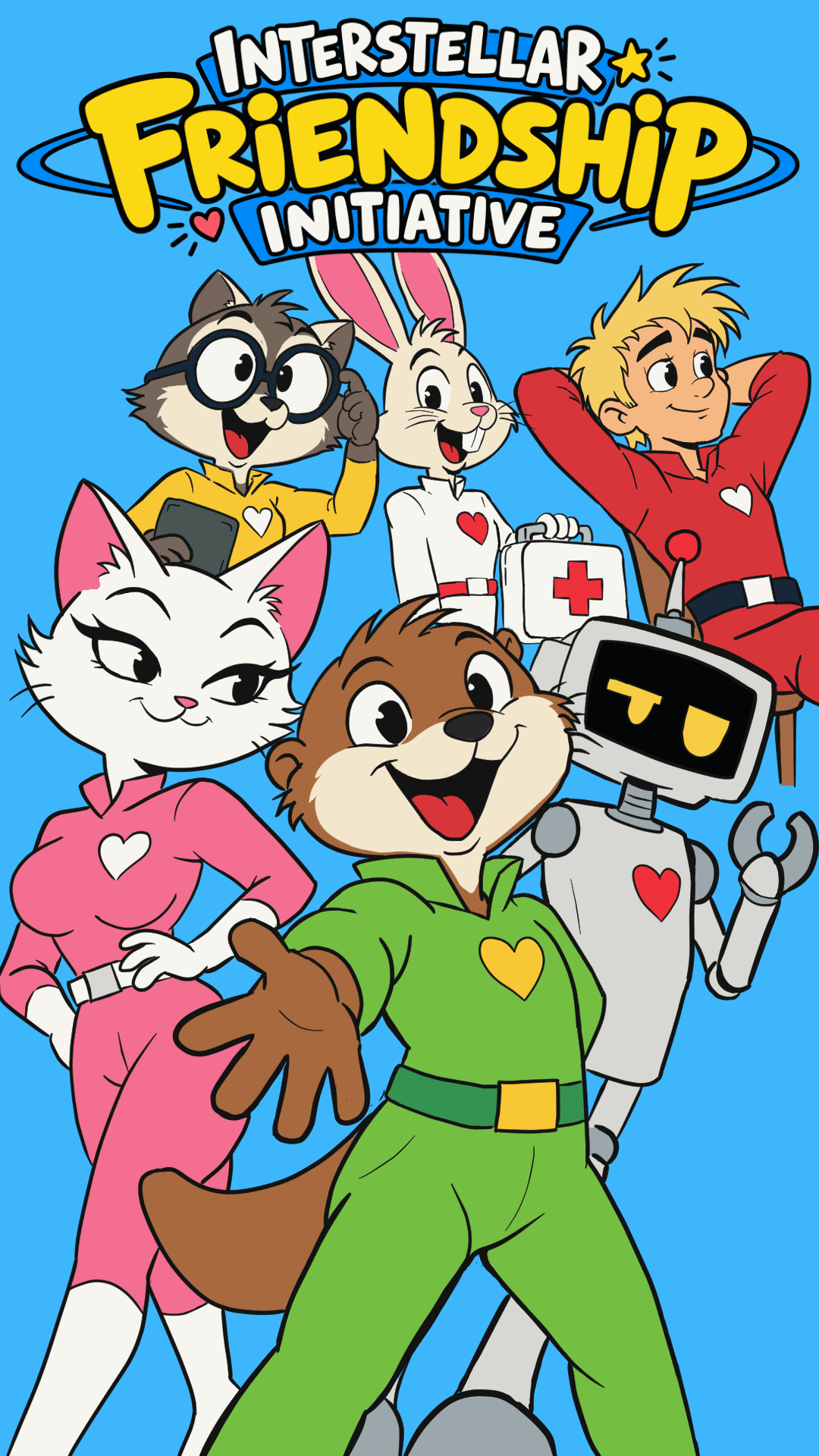Interstellar Friendship Initiative crew poster